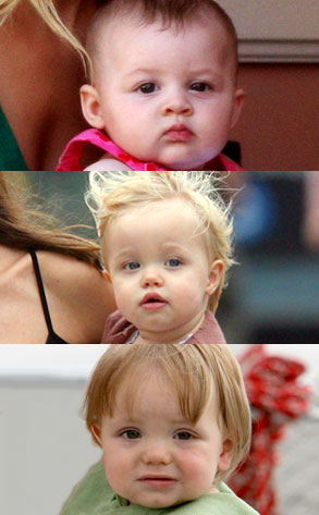 Harlow Madden, Shiloh Jolie-Pitt, Jayden James Federline Harlow Madden, Shiloh Jolie-Pitt, Jayden James Federline